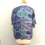 NEW NWT Karma Highway Colorful Paisley Kimono Blue Photo 2