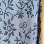 Vintage 90s Blue Floral Cap Sleeve Chiffon Midi Dress Photo 6