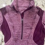 Lululemon  Run Your‎ Heart Out Pullover Quarter Zip in Heathered Plum Photo 10