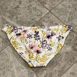 Old Navy  Tanga Neutral Floral Bikini Bottom NEW Size M Photo 4