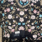 Mac Duggal Floral Flowy Feminine Bohemian Ruffle Garden Gown •4 Photo 8