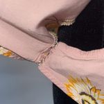 Madewell Womens Dolman Sleeve Floral Sash Tie Wrap Crop Blouse Top Pink Medium Photo 8