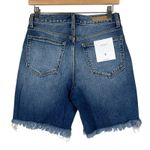 Cello NWT Dermuda Shorts Womens S Medium Wash Distressed Denim Frayed Hem Casual Photo 1