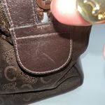 CELINE  Macadam Brown canvas And Leather Boston Bag Photo 9