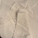 J Crew Factory Mid Rise Flare crop jean stretch seashell white Size 31P NWT Photo 7