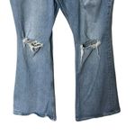 Levi's Levi’s 70s High Flare Jeans Size 31 Light Wash Distressed Raw Hem High Rise Photo 3