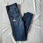 American Eagle Women’s distressed skinny jeans 8 long Photo 1