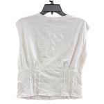 Guess NEW Eco JE T'aime Corset Tee, Pure White, Short Cap Sleeves Size XL, NWT Photo 4