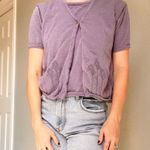 Vintage Joan Leslie Purple Cardigan Top Size M Photo 2