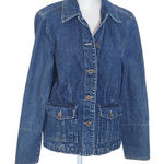Caribbean Joe  Denim Jacket Size Medium Denim Blazer Photo 0