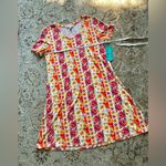 Cute comfy casual dress 🌺🌻 Red Size M Photo 4
