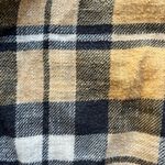 American Eagle  Yellow Plaid Flannel Hoodie Photo 2