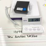 New Directions Gold Disc Drop Necklace Statement Minimalist Fashion Geometric Purple Photo 5