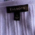 Talbots  Sweater Large Lilac Photo 6