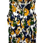 Nine West Bold Abstract Colored Sleeveless Blouse Photo 0