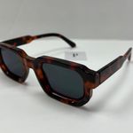 Retro square leopard sunglasses/ classic leopard sunglasses Brown Photo 1