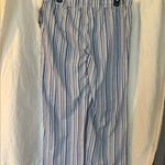 NWT Clark Street Pants Blue and White Striped Cubs Pajama Pants Size Medium Photo 3