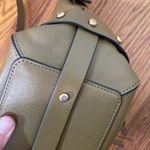 Rebecca Minkoff  Jett Leather Bucket Bag Crossbody in Military Photo 2