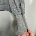 Project Social T Project Social T PST Womens Gray Waffle Knit Long Sleeve Top Relaxed XL Photo 3