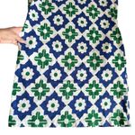 Boden Leah Green and Blue Geometric Pattern Jersey T Photo 6