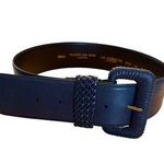 Liz Claiborne Womens Blue Leather Belt Small SKU 6997 Photo 0
