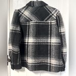 Gap NWT Puff Sleeve Cropped Wool Shirt Jacket Plaid size Medium Photo 2