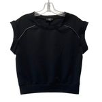 ABS Allen Schwartz Allen Schwartz ABS Denim Collection Women’s Black Cropped Top Cuff Photo 6