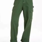 Sandy Liang  X Target Green Cargo Utility Pant Baggy Carpenter Straight Leg Photo 0