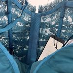 Dolce & Gabbana  Petrol Blue Ruched Lace Bustier Dress Photo 5