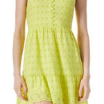 Alice + Olivia Fae Spaghetti Strap Eyelet Mini Dress - Size 0 Photo 0