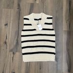 Prómesa NEW Promesa S Oversized V Neck Knit Sweater Vest Sleeveless Tunic Pullover Top Photo 5