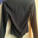 Abercrombie & Fitch Abercrombie Black Bodysuit Long Sleeve Photo 1