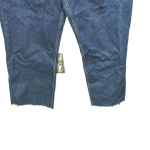 ZARA  Cropped ZW Premium Straight Leg Dark Wash Jeans‎ Blue Size US 12 Photo 4