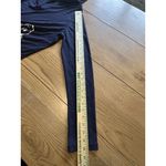 CHAPS Denim Women’s Hoodie Knit Top V-Neck Navy Blue Paisley Print Size Large Photo 7