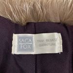 SAGA FOX Silver Fox Fur Trim Besatz Garniture Shawl Stole Scurf Gray Photo 6