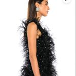 Akira Black Feathered Sleeveless Top Photo 5