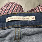 Levi's vintage  720 Women's high rise super skinny medium wash straight cotton Photo 10