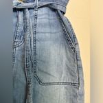 Free People  Splendor in the Grass Light Vintage Wash High Waisted Denim Skirt 6 Photo 6