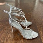 Gianni Bini Silver Metallic Heels Photo 0