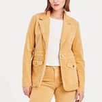 Dear John  Heather Color Corduroy Jacket Blazer Sunset Gold | Size Small Photo 3