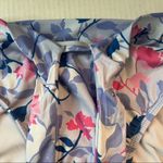 Splendid  Floral Flurry Tie-Front Bikini Bottom High Leg Pant Sz M NWT Blue Pink Photo 6