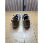 Adidas 7.5 Gray Canvas Sneakers Brown Accents Casual Stylish Footwear Mens Photo 2