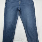 American Eagle  Mom Straight Leg Jeans Women's Size 14 Long Inseam 28 Stretch Photo 0