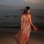 ZARA  flowy Floral Maxi Dress boho summer casual vacation Photo 7