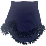 Cult Gaia Arvid Short Knit Skirt in Evening Blue X-Small New Womens Beaded Mini Photo 8
