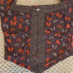 Glassons  Size XS Women's Teen Girl Purple Butterfly Crop Top Photo 2