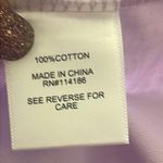 Juicy Couture Juicy by  top purple blue crew graphic tee short sleeve crop NWT S Photo 5