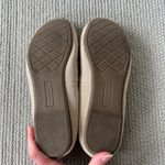 Kelly & Katie  Pearl White Alligator Leather Ballet Flats with Bows Size 7.5 Photo 5