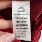 Talbots  Plus 20W Jeans Flawless Scallop Hem Denim Slim Ankle Red Curvy Fit Photo 11