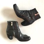 Tracey Neuls Black Leather Ankle Booties Dark Academia Size 7 Photo 4